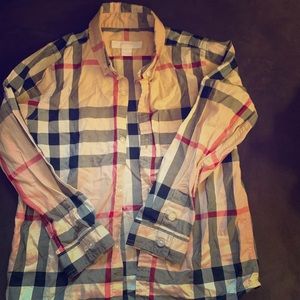 Long sleeved button down shirt